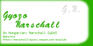 gyozo marschall business card